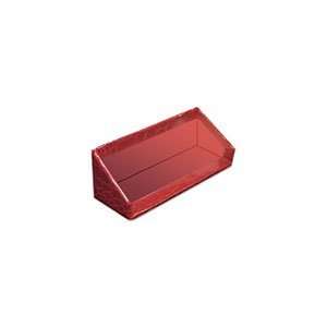   Business Card Holder, Red, 1 5/8 x 1 3/4 x 4 1/8