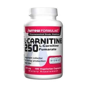  L Carnitine ( Tartrate ) 250 mg 100 Capsules Jarrow 