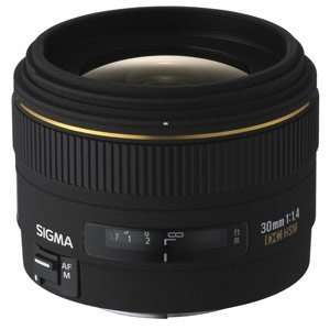  Sigma Wide Angle 30mm f/1.4 EX DC HSM Autofocus Lens for Sigma 