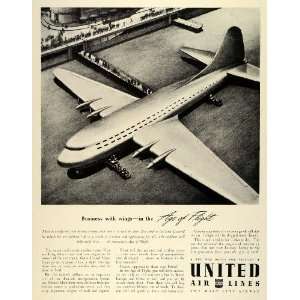   War II Commercial Flight Passenger   Original Print Ad
