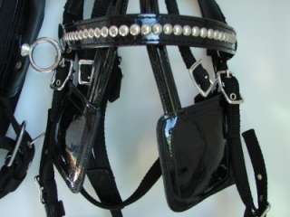 This is a very well made harness set, MINI / Shetland PONY size. The 