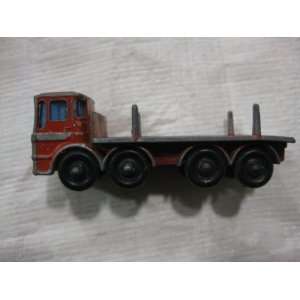 Weathered Red Lumber Truck Matchbox Car Die Cast 
