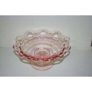   (Lace) Footed Comport Pattern #906 Depression Glass 
