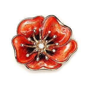 Red Poppy Pin