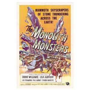  The Monolith Monsters (1957) 27 x 40 Movie Poster Style A 