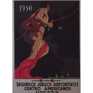  SEGUNDOS JUEGOS DEPORTIVOS CENTRO AMERICANOS HABANA 1930 