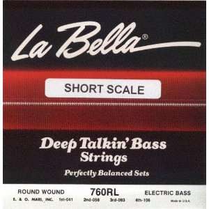   Deep Talkin Bass Light Short Scale, .041   .106, Stainless Steel Rou