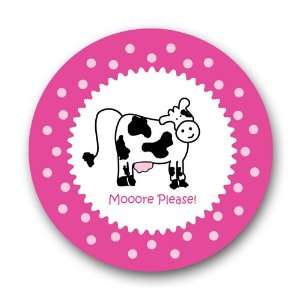  Preppy Plates Cow / Mooore Please 10 Melamine Plates 