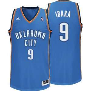 com Serge Ibaka Jersey adidas Blue Swingman #9 Oklahoma City Thunder 