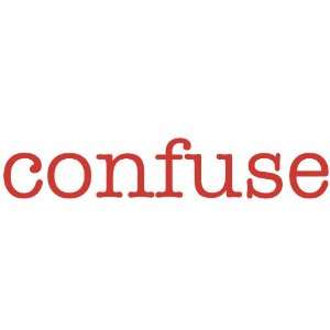 confuse Giant Word Wall Sticker