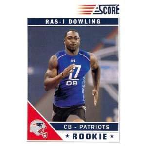  Ras I Dowling New England Patriots 2011 Score #378 Rookie 