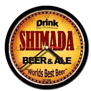  SHIMADA beer and ale cerveza wall clock 