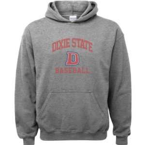  Dixie State Red Storm Sport Grey Youth Varsity Washed Baseball 