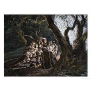  The Angels and the Shepherds Giclee Poster Print by James 