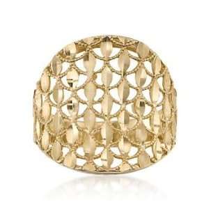  Italian Vermeil Saddle Ring Jewelry