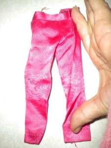 60s Barbie Hot Pink Floral Jacket & Satin Hotpants Pant  