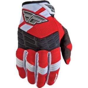 Fly Racing Youth 2012 F 16 Motocross Gloves Red/White Youth Extra 