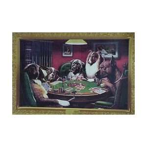  Coolidge Dogs   Play Poker Poster