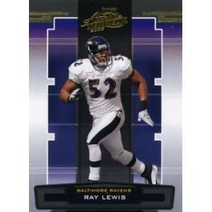com Ray Lewis Baltimore Ravens 2005 Absolute Memorabilia #15 Football 