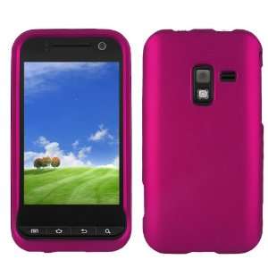  Samsung Conquer 4G D600 Rubberized Hard Case Cover   Rose 
