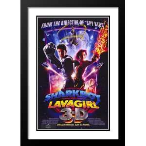  Shark Boy & Lava Girl 20x26 Framed and Double Matted Movie 
