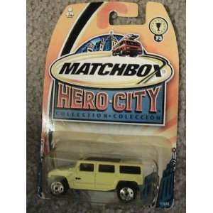   Hero City Collection Yello Hummer H2 SUV Concept #73 