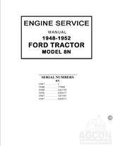 Ford 8N Tractor Engine Rebuild Shop Service Manual 8 N  