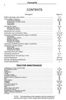 Farmall A AV or B BN Owner Parts Service 3 Manuals  
