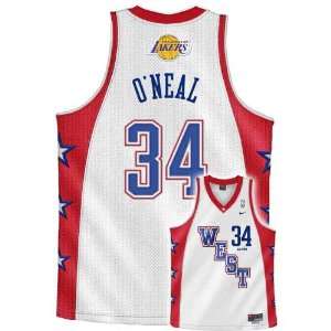   Lakers #34 Shaquille ONeal White West 2004 All Star Swingman Jersey
