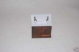 Vintage Concord Miniatures Cabinet w/Sink for Dollhouse  