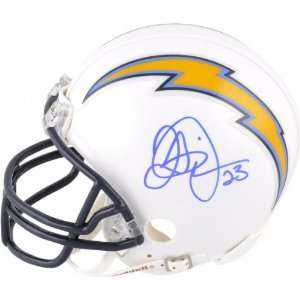  Quentin Jammer San Diego Chargers Autographed Mini Helmet 