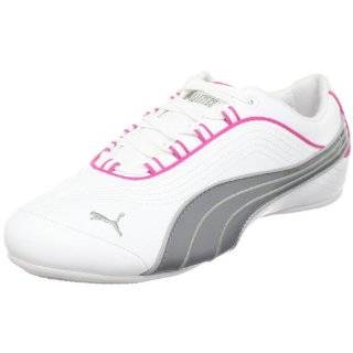    PUMA Womens Soleil FS Sneaker,White/Limestone Gray,8.5 B(M) US