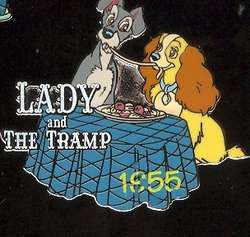 73 Countdown to Millennium Lady & the Tramp Disney Pin  