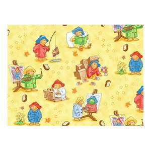   By The Yard Paddington Bear Quilt Cotton Fabric Arts, Crafts & Sewing