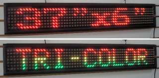 PROGRAMMABLE SCROLLING MOVING LED MESSAGE SIGN DISPLAY  