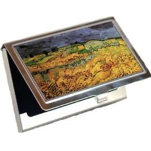  The Fields By Vincent Van Gogh Business Card Holder 