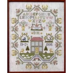  Country Home Sampler   Cross Stitch Pattern Arts, Crafts 