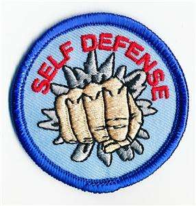 Girl Boy Cub SELF DEFENSE Fun Patches Crests Badges SCOUTS GUIDES Iron 