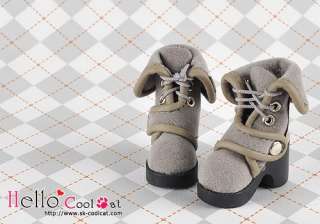 Cool Cat╭☆ Blythe / Pullip Thick Bottom Shoes【CS11 3】# Pewter 