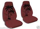 Palm tree car seat covers