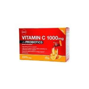 GNC Vitamin C 1000mg plus Probiotics   Orange