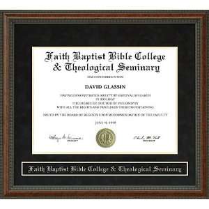  Faith Baptist Bible College & Theological Seminary Diploma 