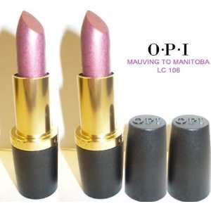  OPI Lipcolour #LC 106 MAUVING TO MANITOBA (Qty, Of 2 LipSticks 