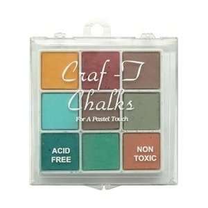  Craf T Products Decorating Chalk 9 Color Set Earthly 