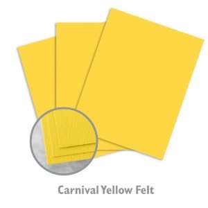  Carnival Felt Yellow Paper   600/Carton