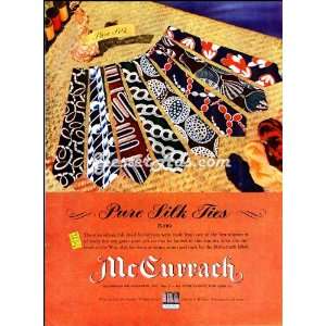   Ad McCurrach Organization, Inc. Pure Silk Ties 
