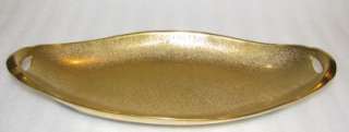 Stouffer Studio Gold Gilded CELERY Dish or RELISH Tray  
