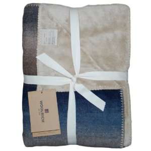  Woolrich Pioneer Blue Throw