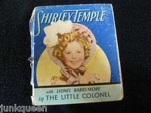 SHIRLEY TEMPLE BOOK LIONEL BARRYMORE IN THE LITTLE COLONEL  