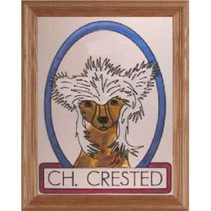  Chinese Crested Stained Glass